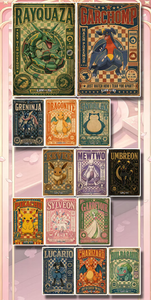 YQ Wholesale Pokémon Cartes à collectionner en métal épais gaufré, scellées, Boîte mystère, Fan Art, Boîte de boosters rare - Product Image 5
