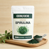 Usine OEM/ODM prenant en charge la personnalisation, spiruline en poudre emballée en sachet, complément alimentaire