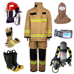 Costume de pompier ignifuge NOMEX aramide EN469 uniformes de pompier Costume de lutte contre l'incendie vêtements de lutte contre l'incendie LOGO personnalisé - Product Image 1