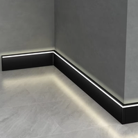 Éclairage de plinthe LED moderne, durable et résistant à l'eau, en alliage d'aluminium, accessoires de sol pour cuisine et hôtel