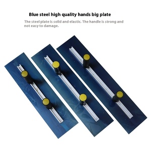 Lớn Màu Trắng Putty Hàng Loạt Tường Nhanh Chóng Tro San Lấp Mặt Bằng Bóng Thạch Cao Dao Hai Tay Thép Không Gỉ Trowel <span class=keywords><strong>Scraper</strong></span> Squared - Product Image 5