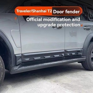 Pour Jetour Traveler T2 première génération SUV, garde-portes de style Black Warrior de la marque QK, matériau ABS de haute qualité - Product Image 5