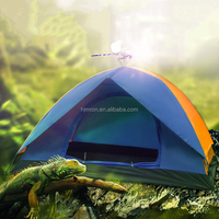 Tente de camping légère en polyester pour 2 personnes, tente de randonnée ultra-légère, double couche, imperméable, coupe-vent, installation facile