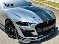 Pare-chocs avant semi-carbone pour Ford Mustang GT500, kit de carrosserie de remplacement pour pare-chocs avant de voiture