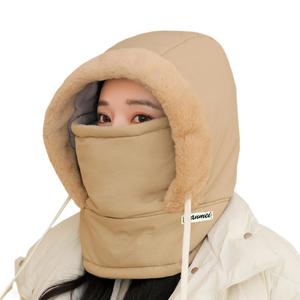 Lei Feng Hat Unisex Winter Riding Warm Face Mask Windproof Neck Warmer Headgear Adjustable Hood With Helmet Compatible - Product Image 5