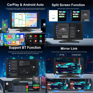 Hikity Écran Carplay sans fil Android 9 "8 Core 4 + 64G DVR Android CarPlay Android Auto WIFI Support <span class=keywords><strong>Netflix</strong></span> Youtube GPS OEM - Product Image 2