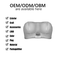 Soutien-gorge massant électrique chauffant à 3 vitesses pour l'amélioration mammaire, soutien-gorge vibrant avec compresse chaude pour l'agrandissement de la poitrine
