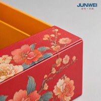 Boîte cadeau à fruits biodégradable personnalisée à deux niveaux avec tiroirs coulissants en carton ondulé et doublure en éponge pour fruits frais – Vente en gros
