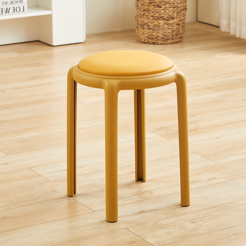 Cuir jaune curcuma épaissi