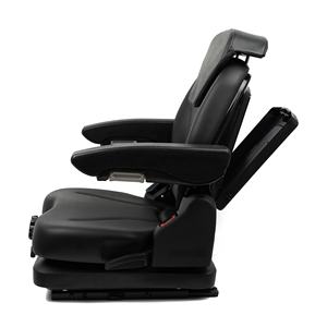 Asiento de Suspensión Mecánica de Perfil Bajo Premium para Construcción y Agricultura, Nuevo, Ventilado, Calefactado, de Vinilo, Accesorio para Montacargas - Product Image 4