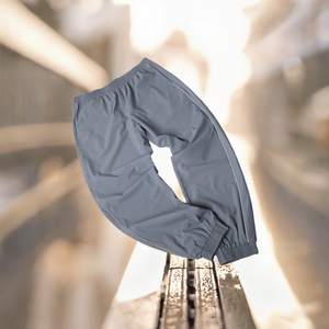 Wholesale Custom Lightweight Mens Track Pants Breathable Quick Dry Spandex Nylon Sport Joggers Elastic Waist Athletic <b>Trousers</b> - Product Image 4