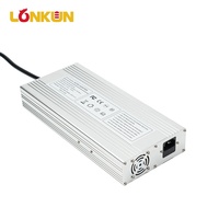 Chargeur de batterie universel Longkun OEM 12V/24V/48V DC portable 5A 8A 10A pour batteries au plomb de moto et de voiture