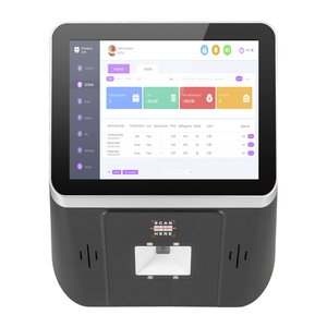 Escáner de Código de Barras con Soporte de Pared y Escritorio, <span class=keywords><strong>Lector</strong></span> de Códigos <span class=keywords><strong>QR</strong></span> con Pantalla Táctil - Product Image 1