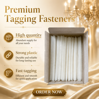 Épingles à étiquettes élastiques tressées 5mm/7mm/8mm/9mm en nylon non extensible pour la couture d'étiquettes volantes