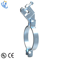 UTTERLY UTT20Q Collier de serrage sismique pour sprinkler anti-incendie, collier de serrage longitudinal pour tuyau, anneau de fixation de tuyau électrogalvanisé pour la protection sismique