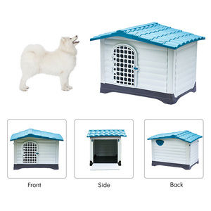 Großhandel Kommerzielles Outdoor- und <span class=keywords><strong>Indoor</strong></span>-Hundehaus, Robust und Regenfest, Großer Kunststoff-Hundeschau-Unterstand mit Schutz - Product Image 3