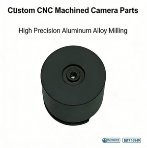 Piezas de Cámara Mecanizadas por CNC de Alta Precisión Personalizadas, Componentes de Fresado de Aleación de Aluminio, Certificación ISO/IATF16949, Fábrica con <span class=keywords><strong>31</strong></span> <span class=keywords><strong>A</strong></span>ños de Experiencia - Product Image 1