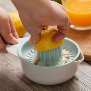 High Quality Plastic Manual Fruit <b>Press</b> Citrus Lime Lemon <b>Orange</b> Juice Fruit Reamer Lemon Squeezer with Strainer - Product Image 2