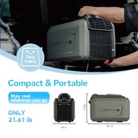 CYBERTAKES Inversor Aire Acondicionado Móvil Tienda Portátil para Acampar al Aire Libre Coche 12V Aire Acondicionado de Refrigeración