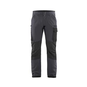BLAKLADER - 142216459699C44 4-way-<b>stretch</b> Service <b>trousers</b> Mid grey/<b>Black</b> - EAN 7330509734704 WORK <b>TROUSERS</b> CARGO WORK <b>TROUSERS</b> - Product Image 1