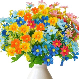 Bouquet de marguerites artificielles Wanhui en soie pour décorations de mariage à domicile, accessoires de photographie en extérieur - Product Image 5