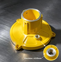 Base de Carcasa para CCTV de Aleación de Aluminio Fundido a Presión de Alta Precisión, Marca Runpeng, Mecanizada por CNC, Tolerancia de 0.05 mm, Recubrimiento en Polvo, OEM