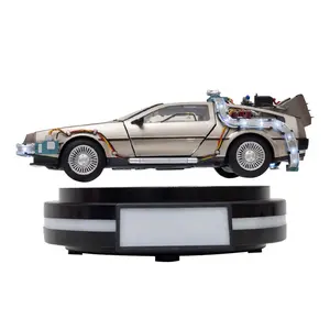 Floating Promotional Back To The Future 1/43 Pull Back Mini Cars Metal Diecast Model Cars For Adult Magnetic Levitation Module