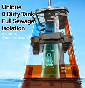 Set <span class=keywords><strong>Mop</strong></span> e Secchio Ecologico, Durevole e Riutilizzabile, per Pulizia Quotidiana di Pavimenti Domestici, Utilizzo Asciutto e Umido - Product Image 3