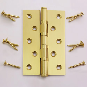 Charnières de porte en acier inoxydable de qualité supérieure 4" et 5" - Design traditionnel pour meubles et cuisine - Product Image 4