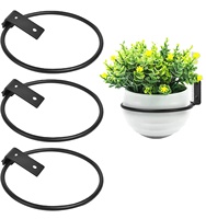 Support mural rond en acier pour pot de fleurs suspendu, support de balcon pour plantes, fabrication directe en usine