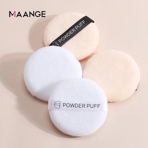 MAANGE 5 pièces de houppettes de <span class=keywords><strong>maquillage</strong></span> douces et portables en flocage, <span class=keywords><strong>lot</strong></span> d'éponges de <span class=keywords><strong>maquillage</strong></span> pour femmes - Product Image 3