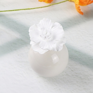 Bán buôn gốm hoa sậy khuếch tán chai tròn sứ trang trí nhà hương liệu khuếch tán tinh dầu - Product Image 4