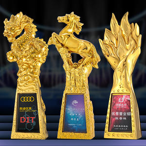 カスタムメタルクラフトレジントロフィーメーカーカスタムレジンスポーツトロフィー彫刻レジントロフィーと彫像 - Product Image 5