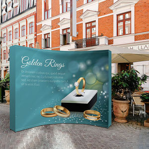 Profession elle benutzer definierte kommerzielle Werbe aktivitäten Handels werbung Display Stand benutzer definierte Logo LED Mesh Light Box - Product Image 5