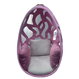 Fauteuil suspendu Qianqiu de luxe haut de gamme, en tissu, design moderne nid d'oiseau, créatif, pour villa, usage extérieur, 1 personne, tendance internet - Product Image 5