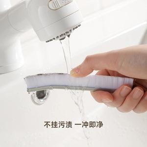 Cepillo limpiador de grietas con cerdas de nailon para limpieza de azulejos de baño y cocina, multifuncional - Product Image 1