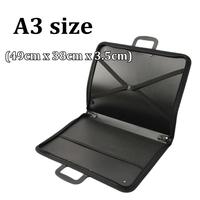 Portafolio de Vinilo A2 A3 para Artistas, Carpeta de Almacenamiento para Dibujos y Pinturas, Estuche de Transporte de Plástico para Documentos, para Materiales de Arte y Dibujo