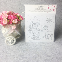 Livre de coloriage et de peinture personnalisé pour enfants avec dessins animés, reliure à cheval amovible et spirale, livres d'autocollants prédécoupés