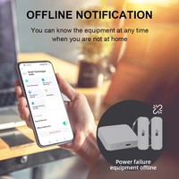 Hygromètre intelligent WiFi Tuya, thermomètre, capteur, moniteur de température et d'humidité sans fil pour l'intérieur, avec application et commande vocale pour une utilisation domestique