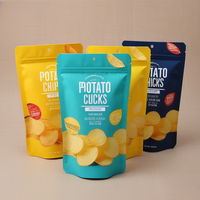Sachets personnalisés en papier kraft avec fenêtre translucide, sacs alimentaires bruns de qualité alimentaire pour l'emballage des aliments secs et des snacks