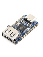 Waveshare papan pengembangan Mini USB RP2350A, berdasarkan Raspberry Pi RP2350A Dual-core & Dual-arsitek mikrokontroler