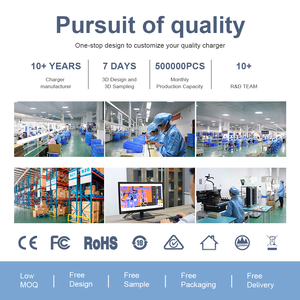 Cargador GaN Tipo C de 65W con Múltiples Puertos (3 Puertos: 2*USB-C, <span class=keywords><strong>1</strong></span>*USB-A) Carga Súper Rápida para <span class=keywords><strong>iPhone</strong></span>/Xiaomi/Huawei/Samsung/Tabletas/Laptop - Product Image 6