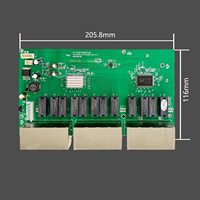 Switch PoE Passif 24 Ports 24V 10/100 Mbps 45+78W – Alimentation Réseau PCBA pour Téléphone IP et Affichage LED