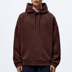 Gran oferta, conjunto de pantalones de chándal con capucha de punto personalizado para hombre, 2 piezas de equipo deportivo de gran tamaño con logotipo frontal de algodón - Product Image 2