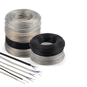 Fil électronique gris clair 3x 0.2mm ² FEP 180 °C <span class=keywords><strong>gaine</strong></span> tressée en cuivre résistant à la température 180 °C câblage d'équipement électronique - Product Image 5