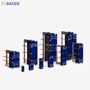 Soğuk oda soğutma Uni için Ce sertifikası eşanjör plakası ile su plaka ısı değiştirici Wort Chiller BS200 bira