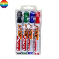 4 couleurs, non toxiques, pointe ronde de 6 mm, marqueurs effaçables permanents pour tableau blanc, pour usage au bureau