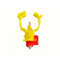 Nouveau Distributeur d'Eau Automatique à Tête Unique en Plastique Jaune pour Poulets et Volailles, Vente en Gros Usine