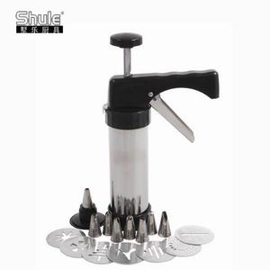 Shule Machine à biscuits en acier inoxydable Star Flower Cookie Tools for Household Cake Cookie Decorating Manual Design - Product Image 2
