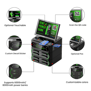 Station de Recharge Commerciale Extérieure Bajie à 12 Emplacements, Partage de Batteries Externes, Production OEM ODM d'Usine - Product Image 4